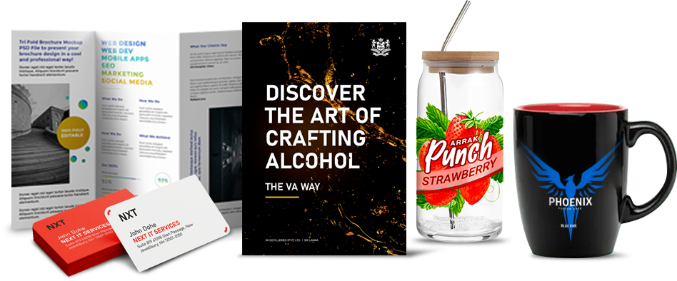 Printak Royal Digital / DTF Printing - Brochures, Mugs, Cards, Tumblers