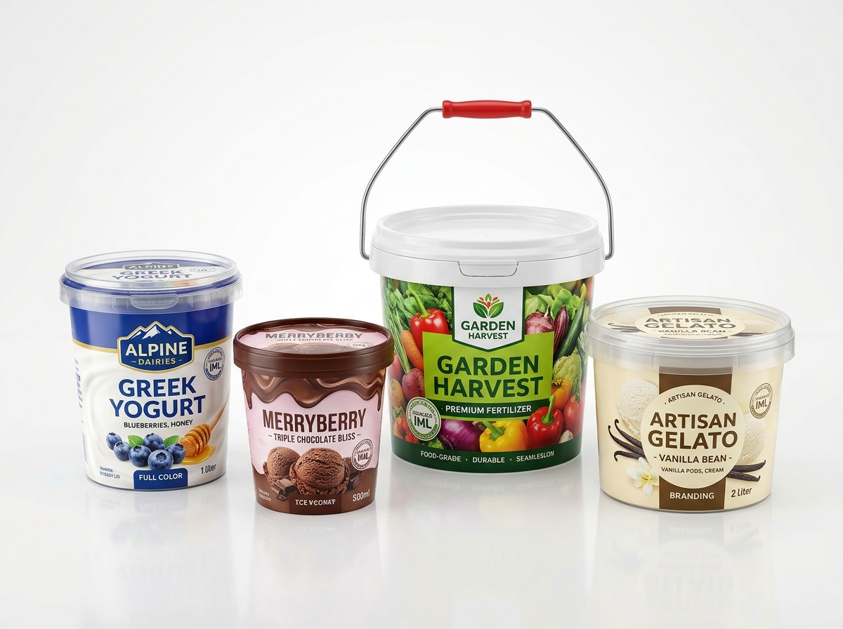 Printak Royal In-Mold & Wrap-Around Labels for Tubs and Containers